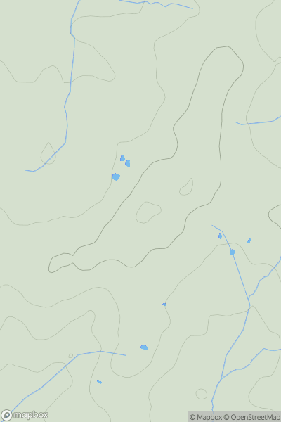Thumbnail image for Coed Cefn [Llandovery to Monmouth] [SO427101] showing contour plot for surrounding peak